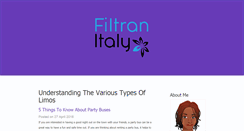 Desktop Screenshot of filtranitaly.com